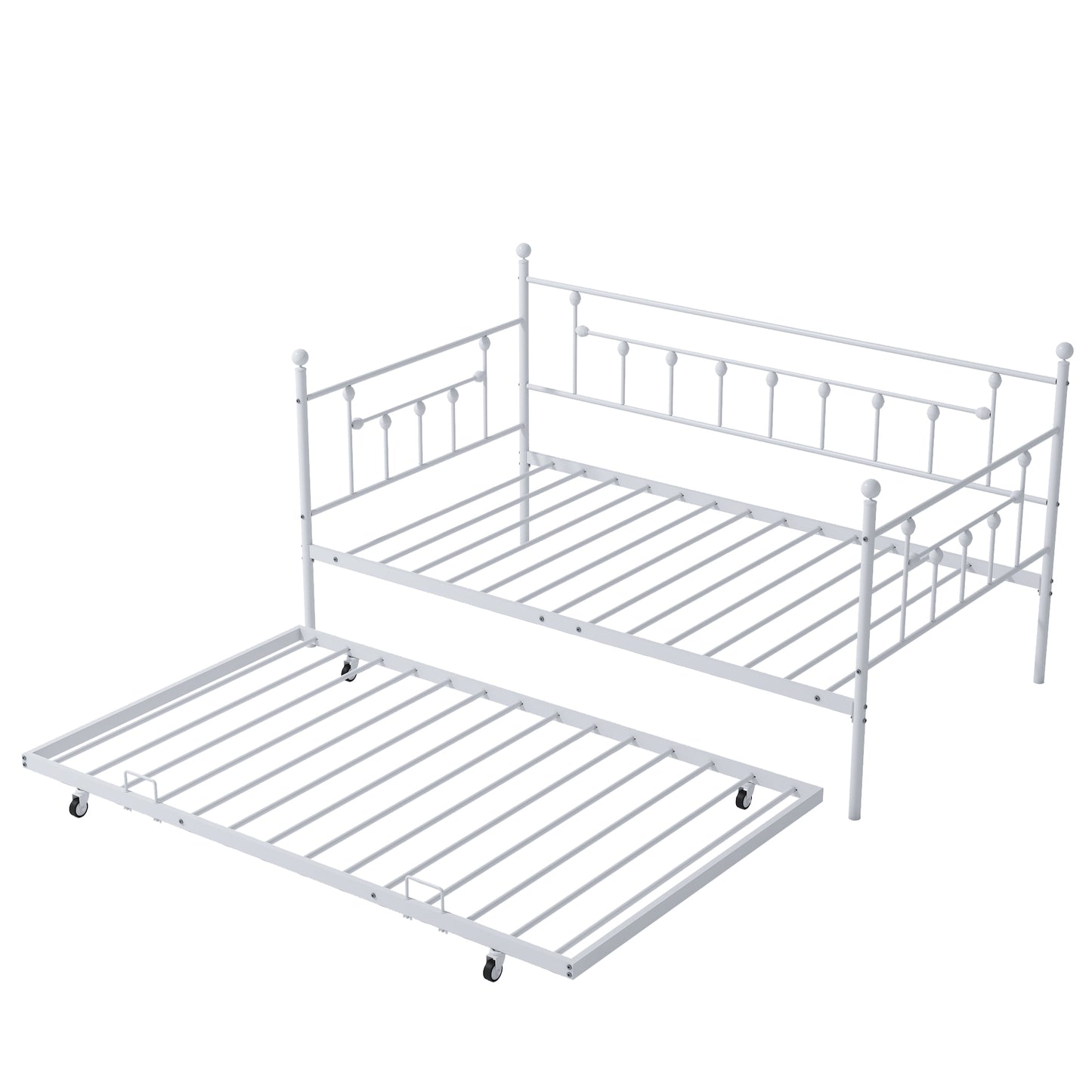 UHOMEPRO Twin Daybed with Trundle Included
