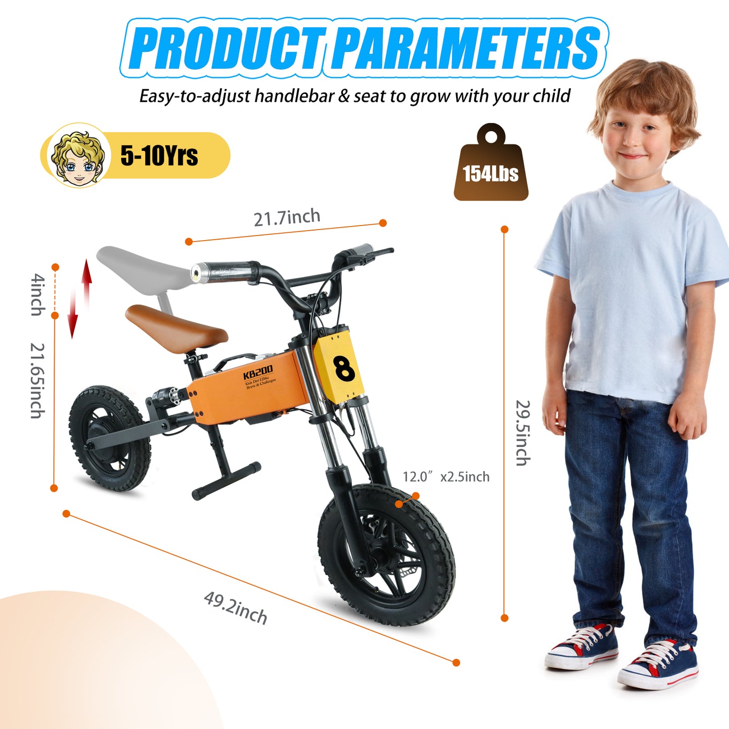 24V Kids Electric Bike with APP