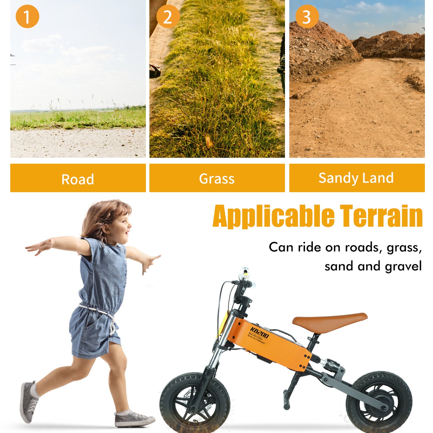 24V Kids Electric Bike with APP