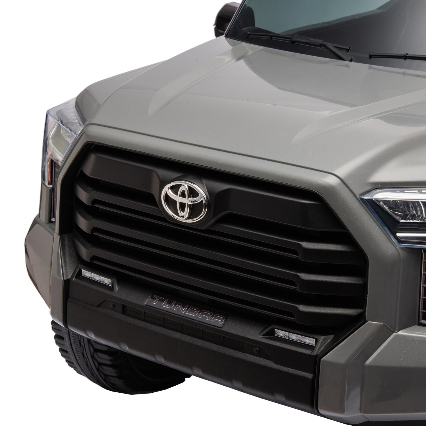 Toyota Tundra 12 V Battery Powered Ride on Cars Toys, Kids Electric Pickup Truck with Remote Control, LED Light, MP3 Player,