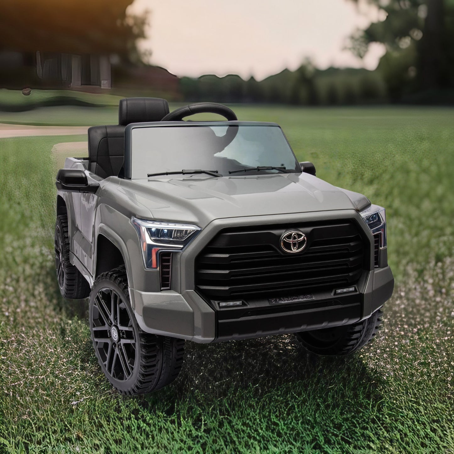 Toyota Tundra 12 V Battery Powered Ride on Cars Toys, Kids Electric Pickup Truck with Remote Control, LED Light, MP3 Player,