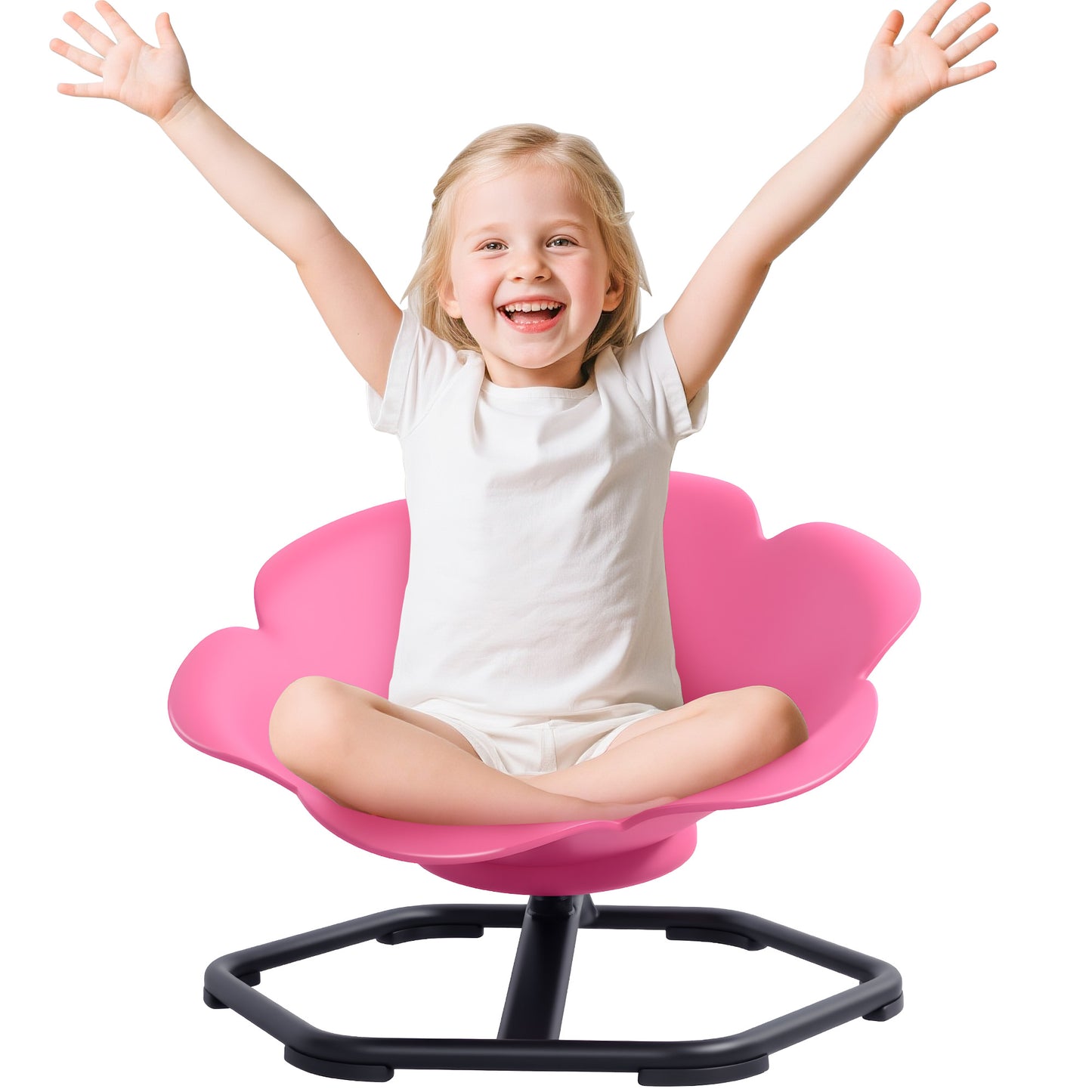 COCLUB Spinning Chair for Autistic Kids, Sensory Spinning Chair Applies to Autism Classroom&Sensory Room, Sensory Toys for Kids 5-7, Adhd Chair (Blue)