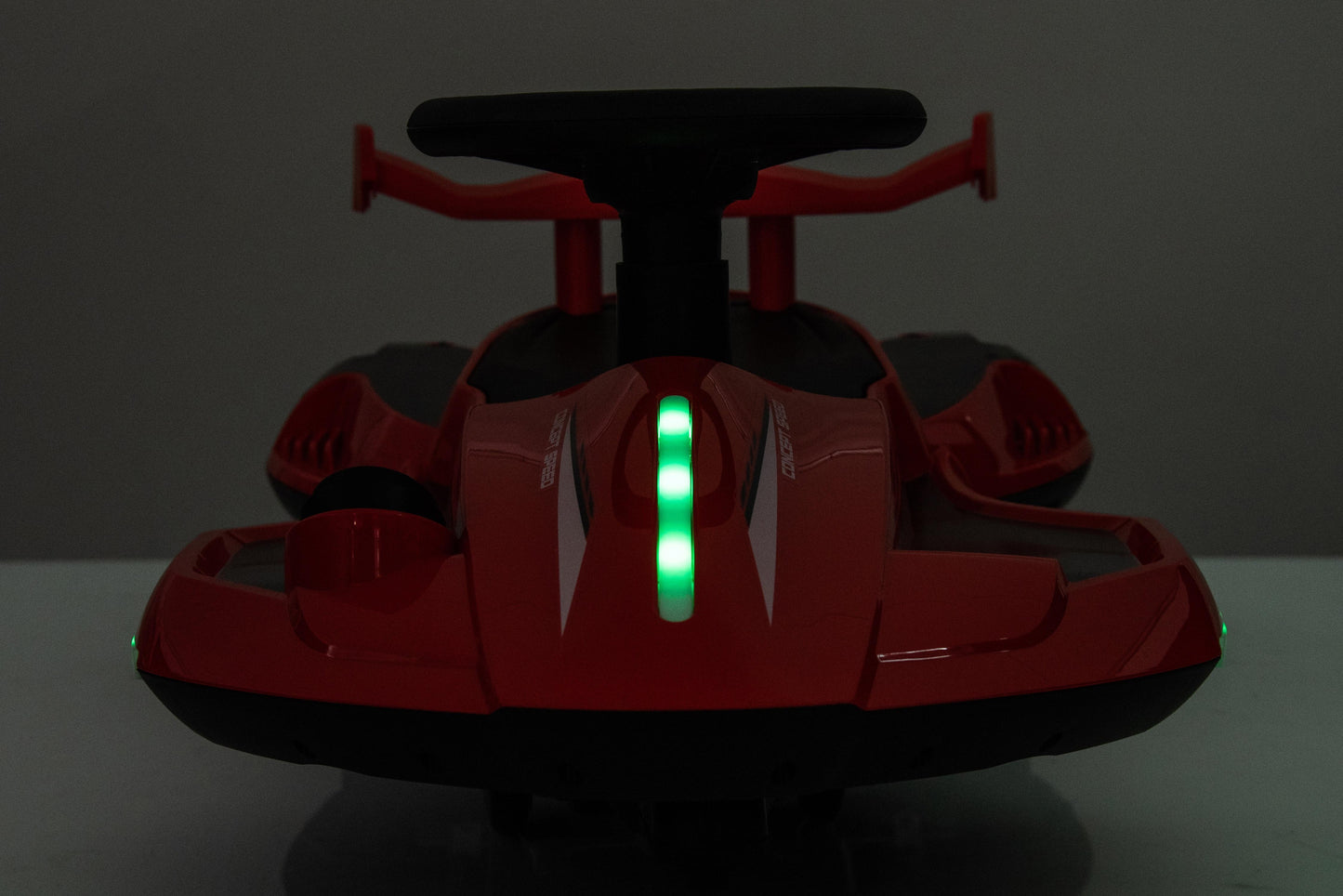 COCLUB Ride on Drift Car, Electric Ride On Toy with Cool Lights, MP3, USB, 12V Electric Drifting Go Kart, 360 Degrees Rotating, Kids' Electric Vehicles for Ages 3+, Red