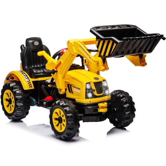 Ride on Car for Boys Girls, Battery Powered Excavator Construction Vehicles