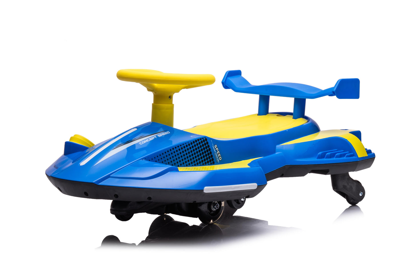 COCLUB Ride on Drift Car, Electric Ride On Toy with Cool Lights, MP3, USB, 12V Electric Drifting Go Kart, 360 Degrees Rotating, Kids' Electric Vehicles for Ages 3+, Red