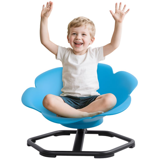 COCLUB Spinning Chair for Autistic Kids, Sensory Spinning Chair Applies to Autism Classroom&Sensory Room, Sensory Toys for Kids 5-7, Adhd Chair (Blue)