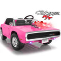 24V Ride On Car for Kids, Licensed Dodge 1970 Charger R/T Electric Car w/Parent Remote Control, Engine Spray, LED Lights, Bluetooth, MP3, 4-Wheel Spring Suspension, Ride On Toys for Ages 3+