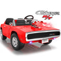 COCLUB 24V Dodge Charger 1970 2 Seater Ride On Car, Battery Powered Ride On Toys w/4-Wheel Suspension, Parent Remote Control, Engine Spray, LED Lights, Bluetooth, MP3, 24V Ride On for Ages 3+