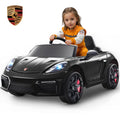 COCLUB Porsche 718 Kids Ride On Toy, Electric Car for Toddlers with Remote Control, 4 Wheel Suspension, Bluetooth, Music, LED, Safety Belts, Kids Sports Ride on Car for Toddler 3-6 Yrs Boys Girls Gifts