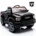 COCLUB RAM 2500 12V Electric Car for Kids, Ride on Toys W/Remote Control, Truck Bed Storage, Bluetooth, Music, Gift Pickup For Kids Aged 3-5