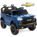 24V Ride On Car for Kids, Chevrolet Silverado 2 Seater Ride On Truck, Powered Electric Car with Remote Control, 90W Dual Motors, MP3 Bluetooth, LED, Ride On Toys for Boys Girls Ages 3–8 (Pink)