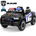 COCLUB 24V 2 Seat Ride On Car for Kids, Licensed RAM RHO 1500 Powered Electric Car with 4 Wheels Spring Suspesion, Ride On Toy for 3-8 Year Boys & Girls with Remote Control, Horm, Siren, Lights