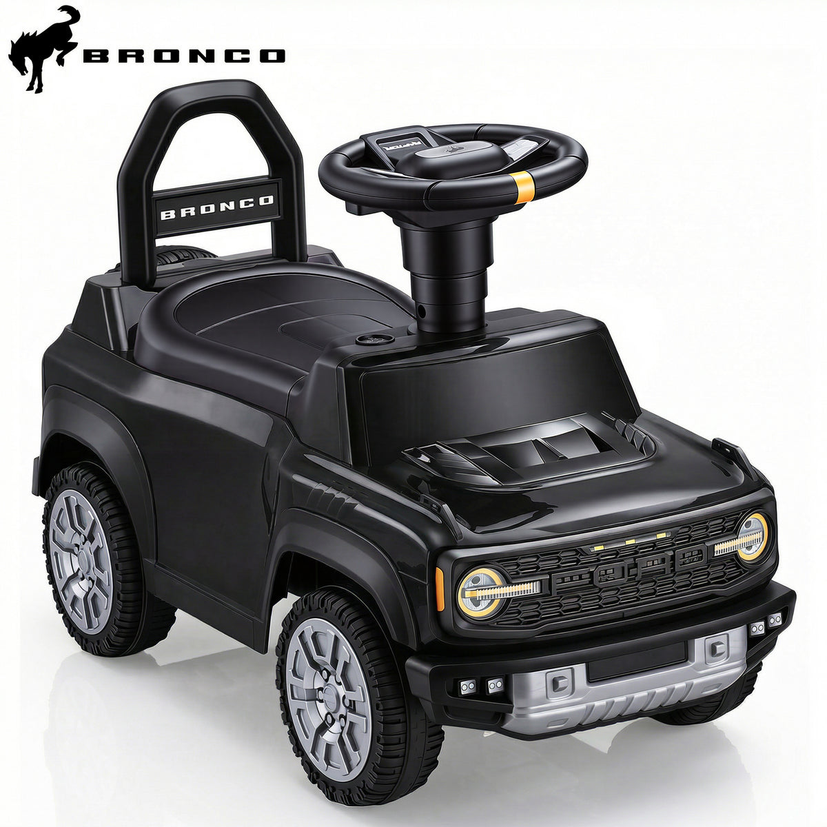 Licensed Ford Bronco Raptor Toddler Ride On Car for Ages 1-3, Foot to Floor Kids Car with Music & Horn, First Ride On Toy for Toddlers