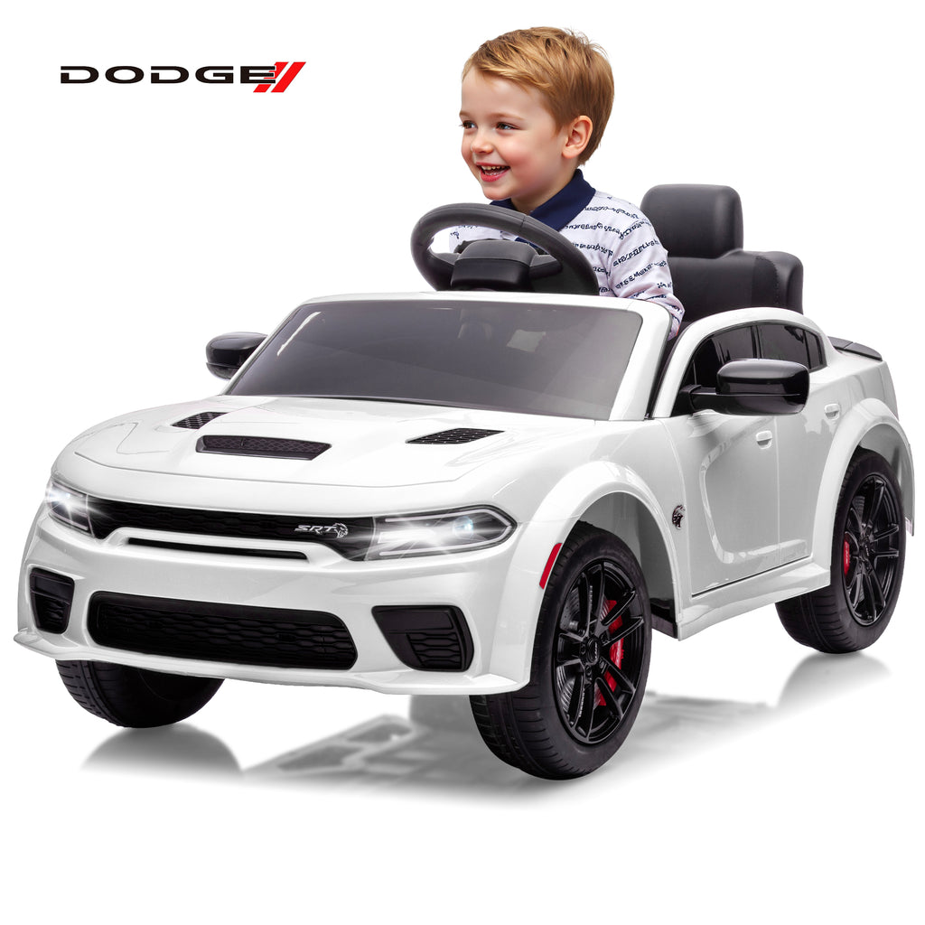 COCLUB 12V Dodge Licensed Toddler Electric Car for Kids, Ride-On Toys with Parent Remote Control, Bluetooth® & LED Dashboard – ASTM Certified for Boys & Girls Ages 3-4