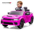 COCLUB 12V Dodge Licensed Toddler Electric Car for Kids, Ride-On Toys with Parent Remote Control, Bluetooth® & LED Dashboard – ASTM Certified for Boys & Girls Ages 3-4