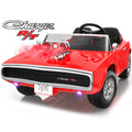 COCLUB 24V Dodge Charger 1970 2 Seater Ride On Car, Battery Powered Ride On Toys w/4-Wheel Suspension, Parent Remote Control, Engine Spray, LED Lights, Bluetooth, MP3, 24V Ride On for Ages 3+