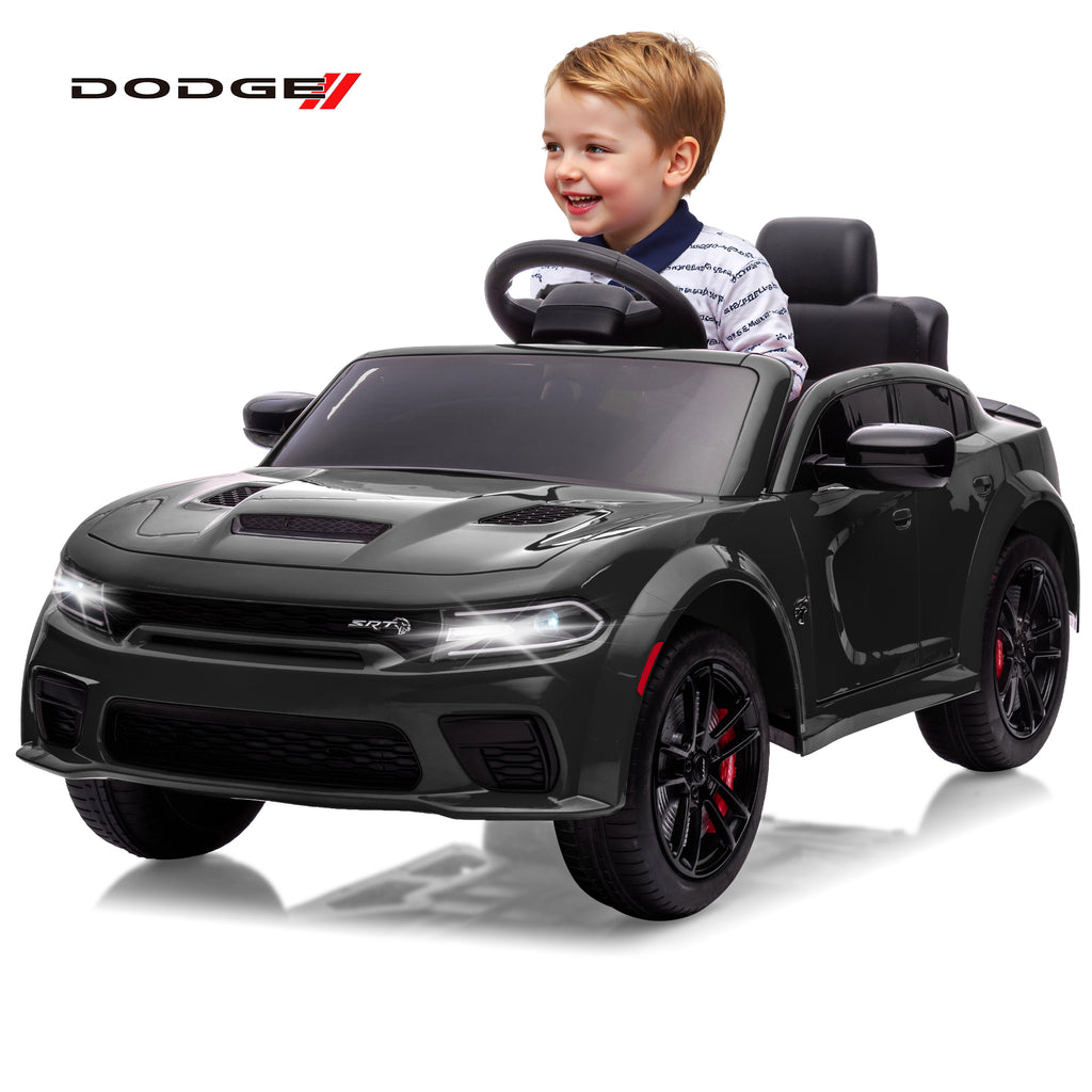 COCLUB 12V Dodge Licensed Toddler Electric Car for Kids, Ride-On Toys with Parent Remote Control, Bluetooth® & LED Dashboard – ASTM Certified for Boys & Girls Ages 3-4