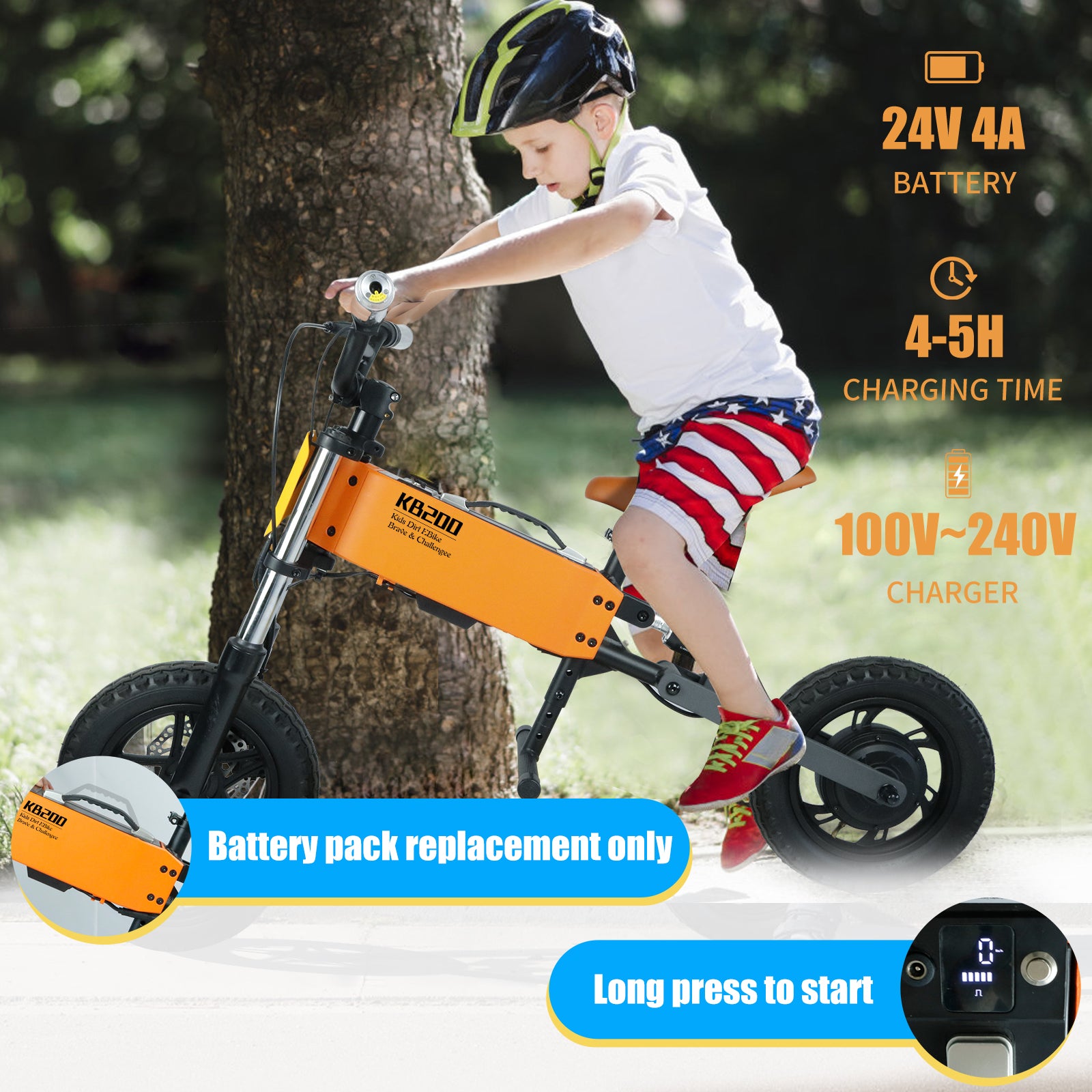 24V Kids Electric Bike with APP