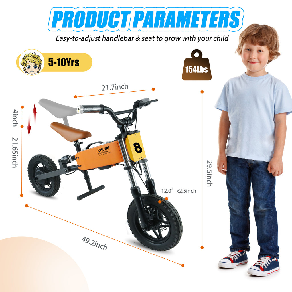 24V Kids Electric Bike with APP