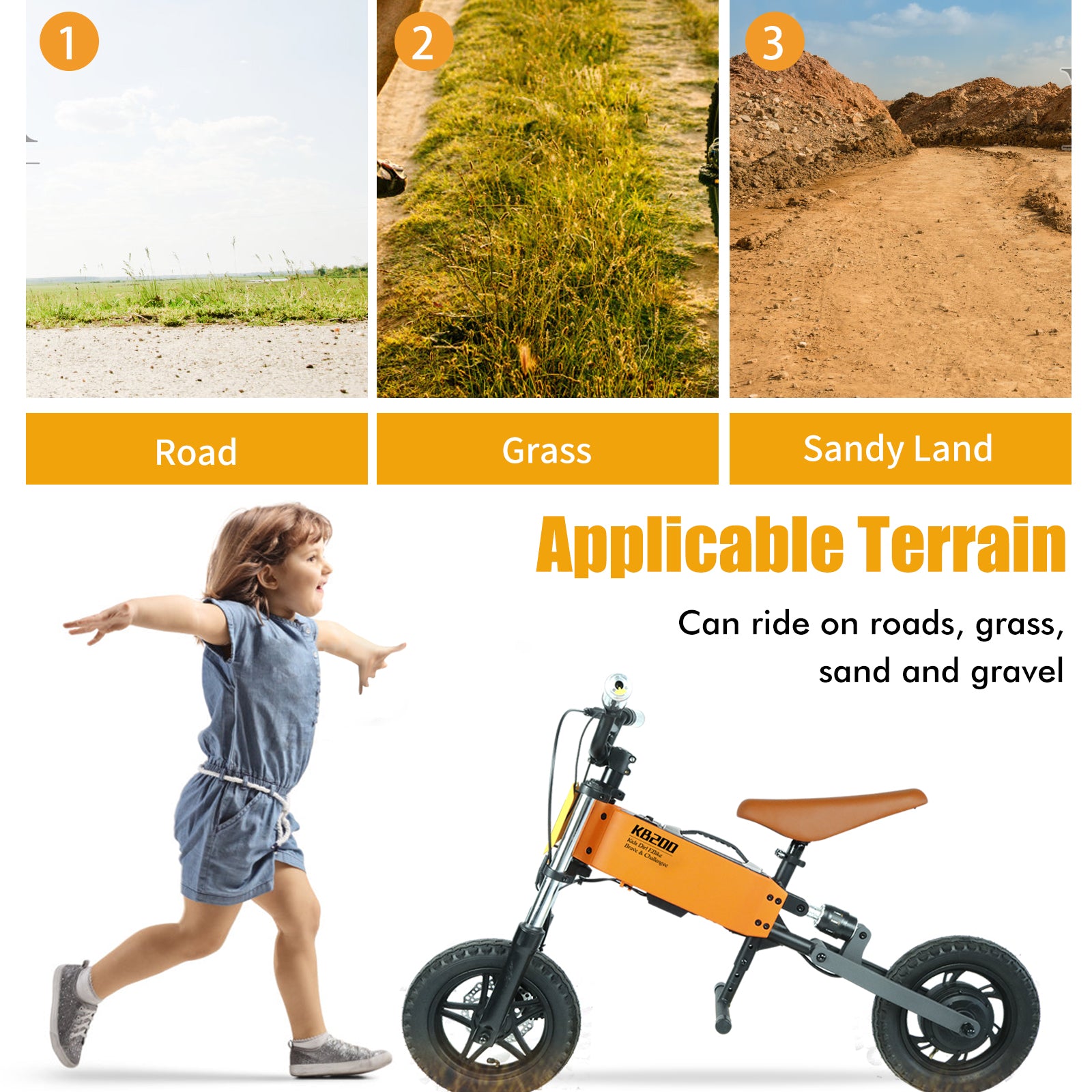 24V Kids Electric Bike with APP