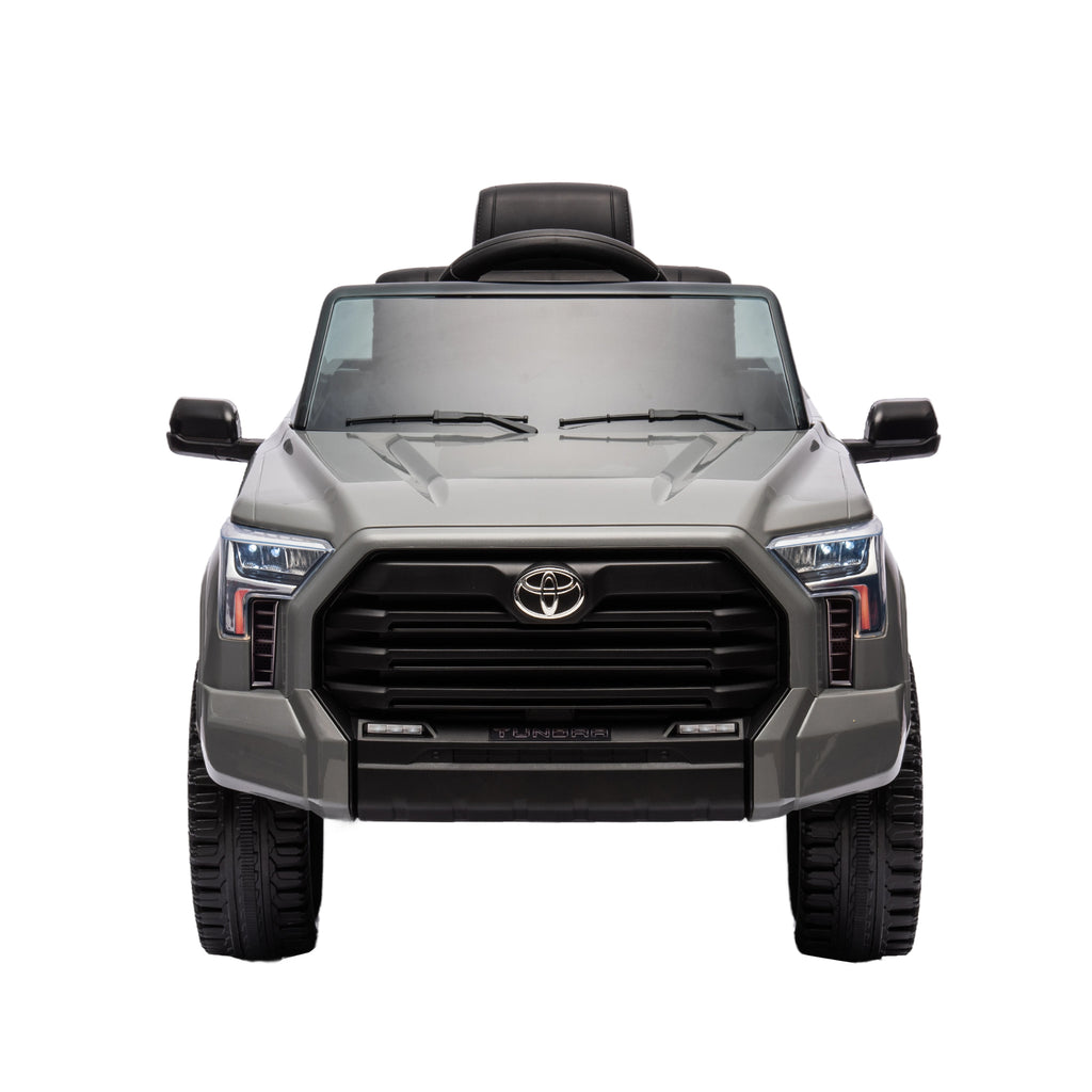 Toyota Tundra 12 V Battery Powered Ride on Cars Toys, Kids Electric Pickup Truck with Remote Control, LED Light, MP3 Player,