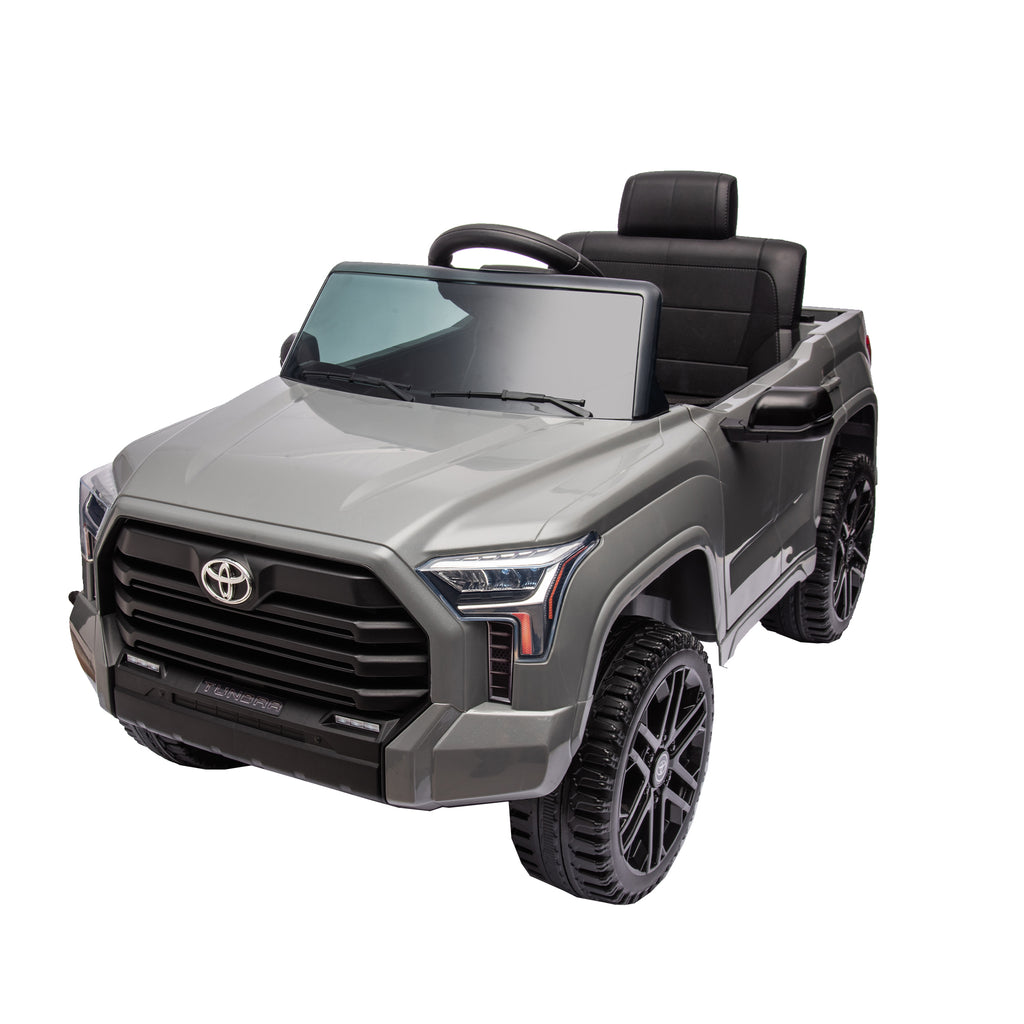 Toyota Tundra 12 V Battery Powered Ride on Cars Toys, Kids Electric Pickup Truck with Remote Control, LED Light, MP3 Player,