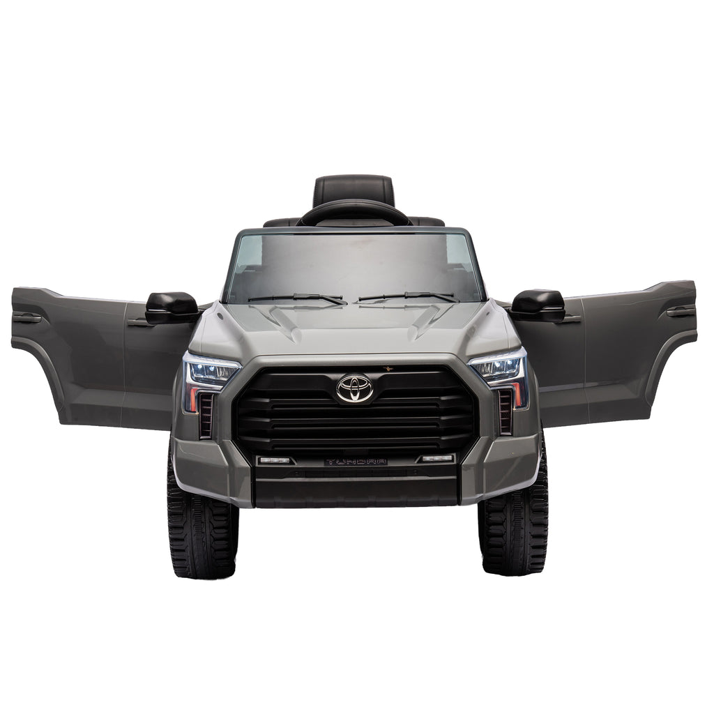 Toyota Tundra 12 V Battery Powered Ride on Cars Toys, Kids Electric Pickup Truck with Remote Control, LED Light, MP3 Player,