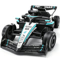 Mercedes-Benz F1 W16 24V Electric Go Kart, COCLUB Kids Ride on Car with Remote Contro, LED Light, Music, Bluetooth, for Ages 3-8