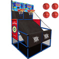 Basketball Goal for Kids, Outdoor Indoor Basketball Hoop Arcade Game with 6 Balls with Pump, Basketball Shooting System for Toddlers and Children, Sports Toys for 3-6 Year Old Boys Girls Gifts