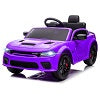 12V Ride On Car, Dodge Charger Powered Electric Car with Battery Powered, Bluetooth, Remote Control, LED Light, Ride On Toy for Ages 3+ Kids