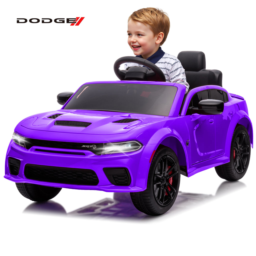 COCLUB 12V Dodge Licensed Toddler Electric Car for Kids, Ride-On Toys with Parent Remote Control, Bluetooth® & LED Dashboard – ASTM Certified for Boys & Girls Ages 3-4