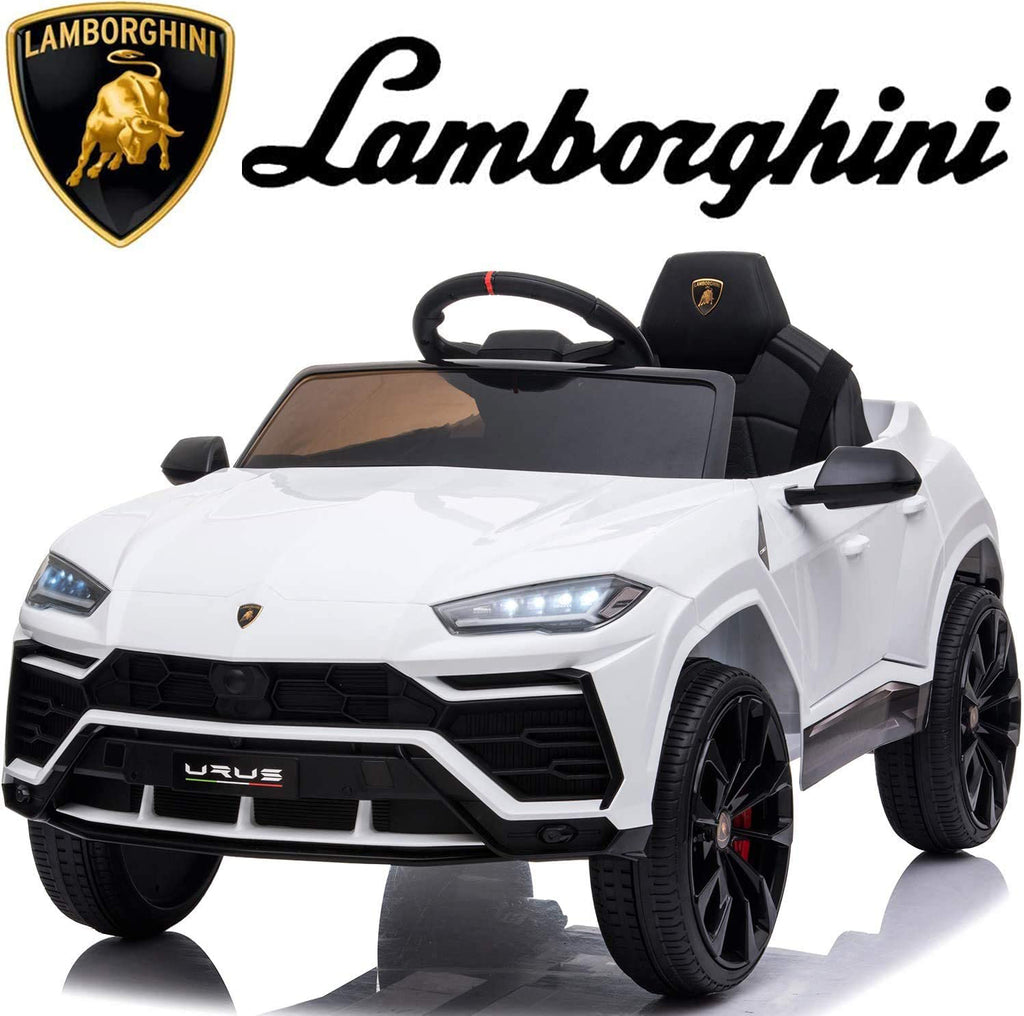 Lamborghini 12V Kids Ride On Car with Remote Control, Battery Powered Electric Car with 4 Wheels, USB, Ride On Toys for 3+ Years Olds Girls Boys, Pink