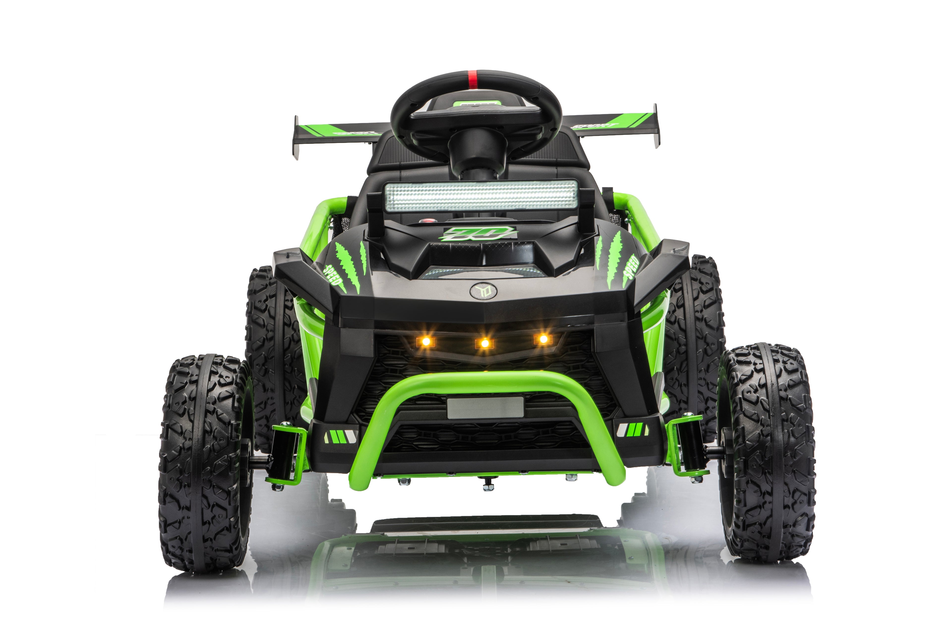 36V Electric Ride On Car for Big Kids, Battery Powered Ride on Toy with Bluetooth, Music, Rear Wheel Spring Suspension, Max 9.3 MPH, Kids Electric Vehicle for Boys Girls Ages 6+