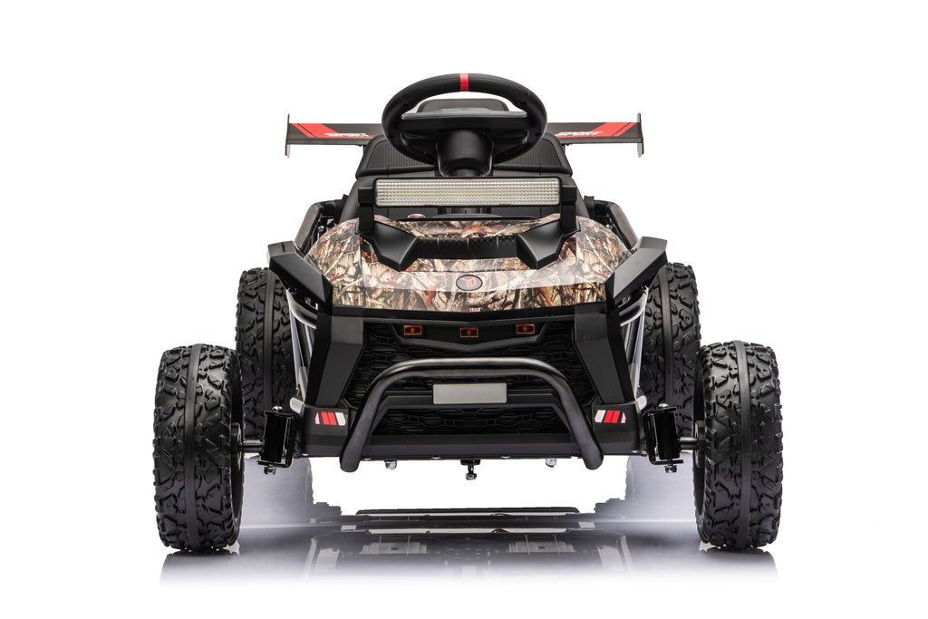 36V Electric Ride On Car for Big Kids, Battery Powered Ride on Toy with Bluetooth, Music, Rear Wheel Spring Suspension, Max 9.3 MPH, Kids Electric Vehicle for Boys Girls Ages 6+