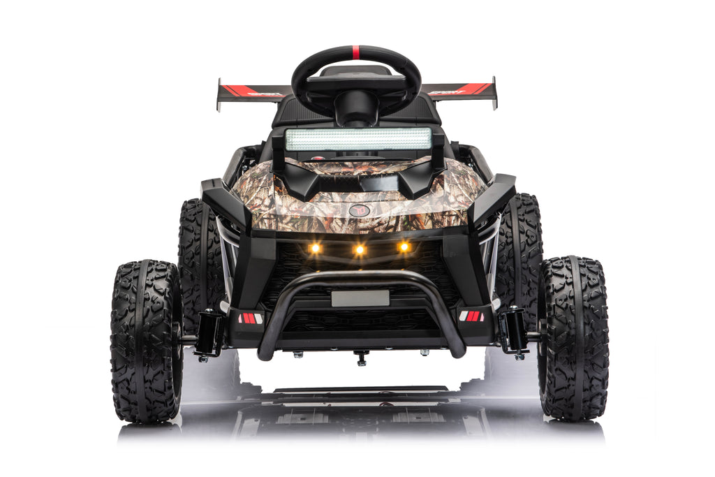 36V Electric Ride On Car for Big Kids, Battery Powered Ride on Toy with Bluetooth, Music, Rear Wheel Spring Suspension, Max 9.3 MPH, Kids Electric Vehicle for Boys Girls Ages 6+
