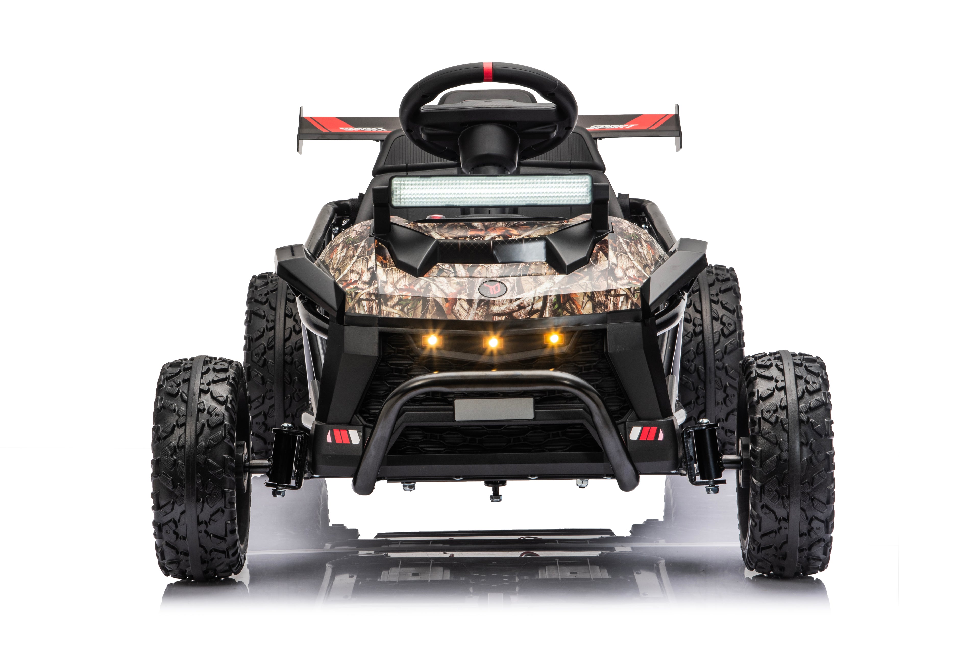 36V Electric Ride On Car for Big Kids, Battery Powered Ride on Toy with Bluetooth, Music, Rear Wheel Spring Suspension, Max 9.3 MPH, Kids Electric Vehicle for Boys Girls Ages 6+