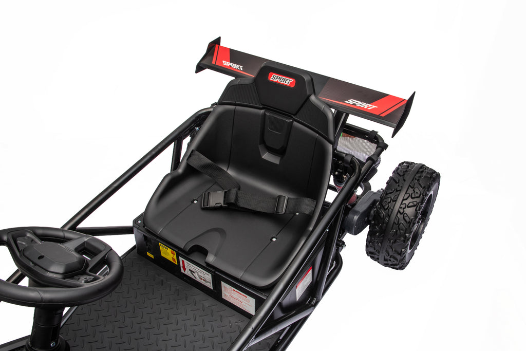 36V Electric Ride On Car for Big Kids, Battery Powered Ride on Toy with Bluetooth, Music, Rear Wheel Spring Suspension, Max 9.3 MPH, Kids Electric Vehicle for Boys Girls Ages 6+