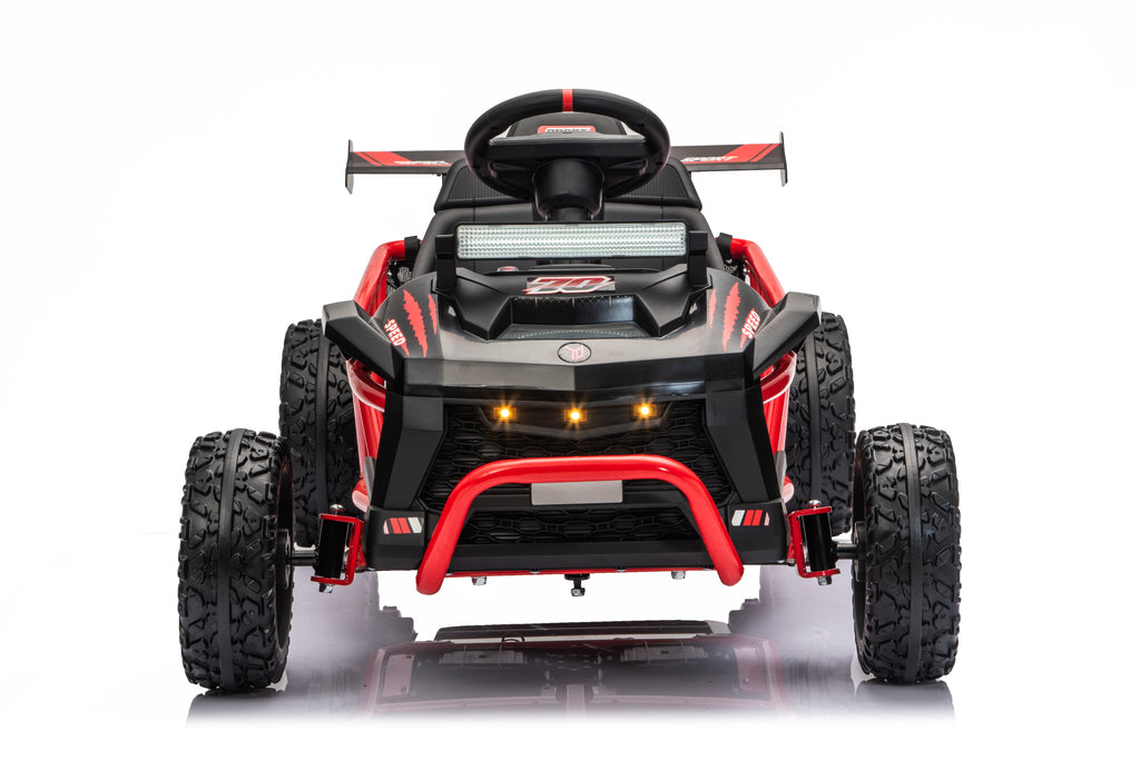 36V Electric Ride On Car for Big Kids, Battery Powered Ride on Toy with Bluetooth, Music, Rear Wheel Spring Suspension, Max 9.3 MPH, Kids Electric Vehicle for Boys Girls Ages 6+