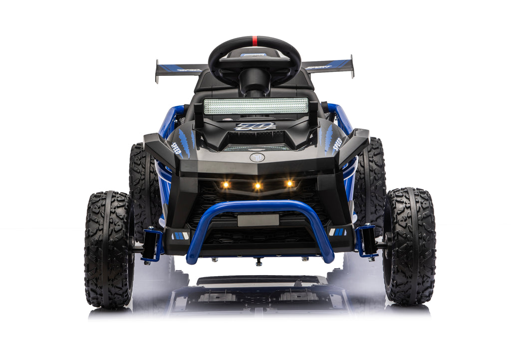 36V Electric Ride On Car for Big Kids, Battery Powered Ride on Toy with Bluetooth, Music, Rear Wheel Spring Suspension, Max 9.3 MPH, Kids Electric Vehicle for Boys Girls Ages 6+