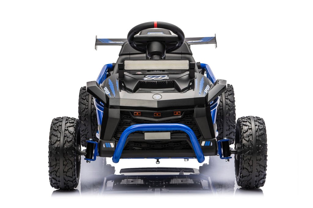 36V Electric Ride On Car for Big Kids, Battery Powered Ride on Toy with Bluetooth, Music, Rear Wheel Spring Suspension, Max 9.3 MPH, Kids Electric Vehicle for Boys Girls Ages 6+