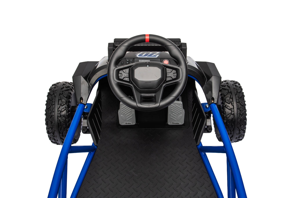 36V Electric Ride On Car for Big Kids, Battery Powered Ride on Toy with Bluetooth, Music, Rear Wheel Spring Suspension, Max 9.3 MPH, Kids Electric Vehicle for Boys Girls Ages 6+