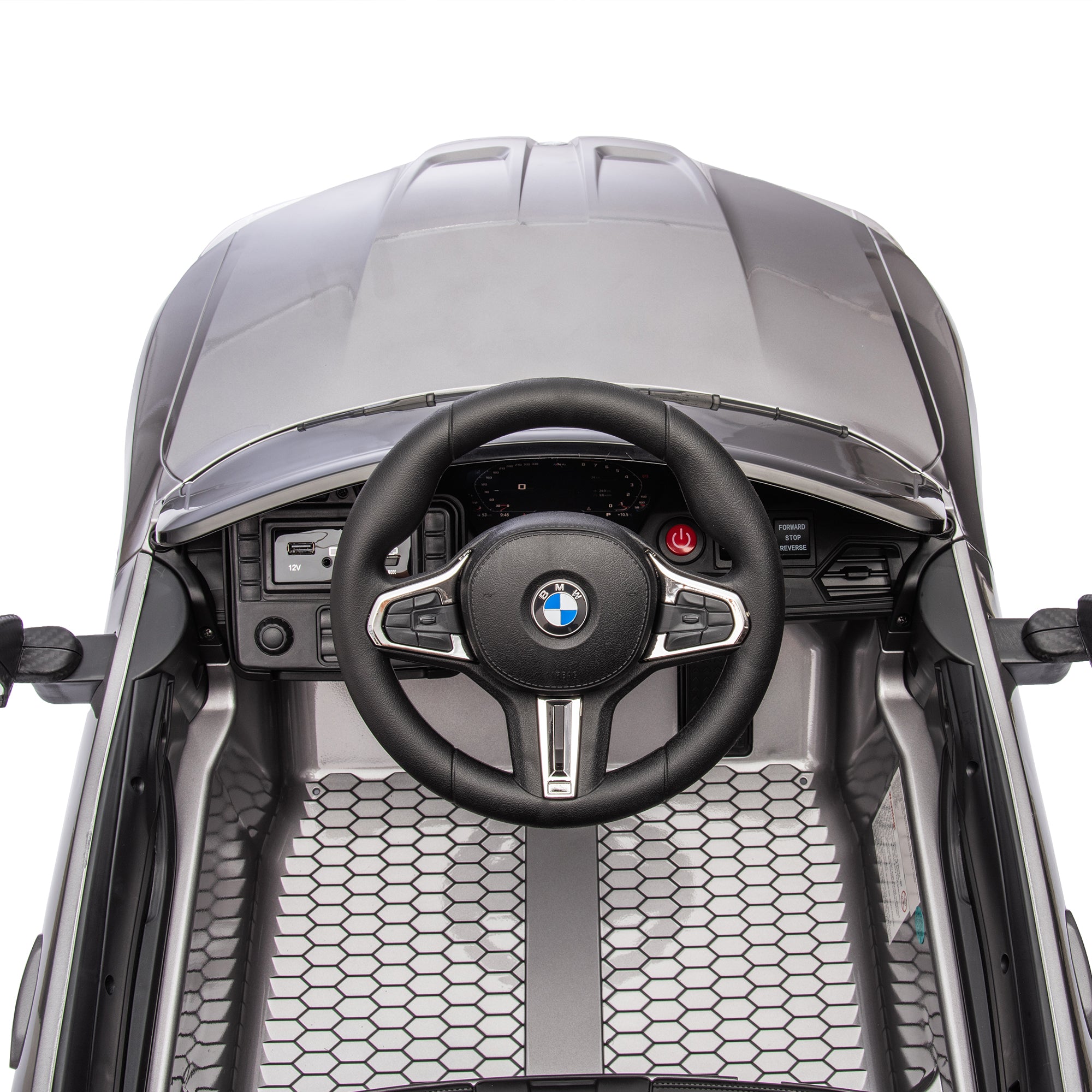 BMW M4 Electric Car for Kids, Battery Powered Ride On Car with Remote Control, Ride On Toy for 3-4 Years Old Kids with USB, MP3. Bluetooth, LED Light
