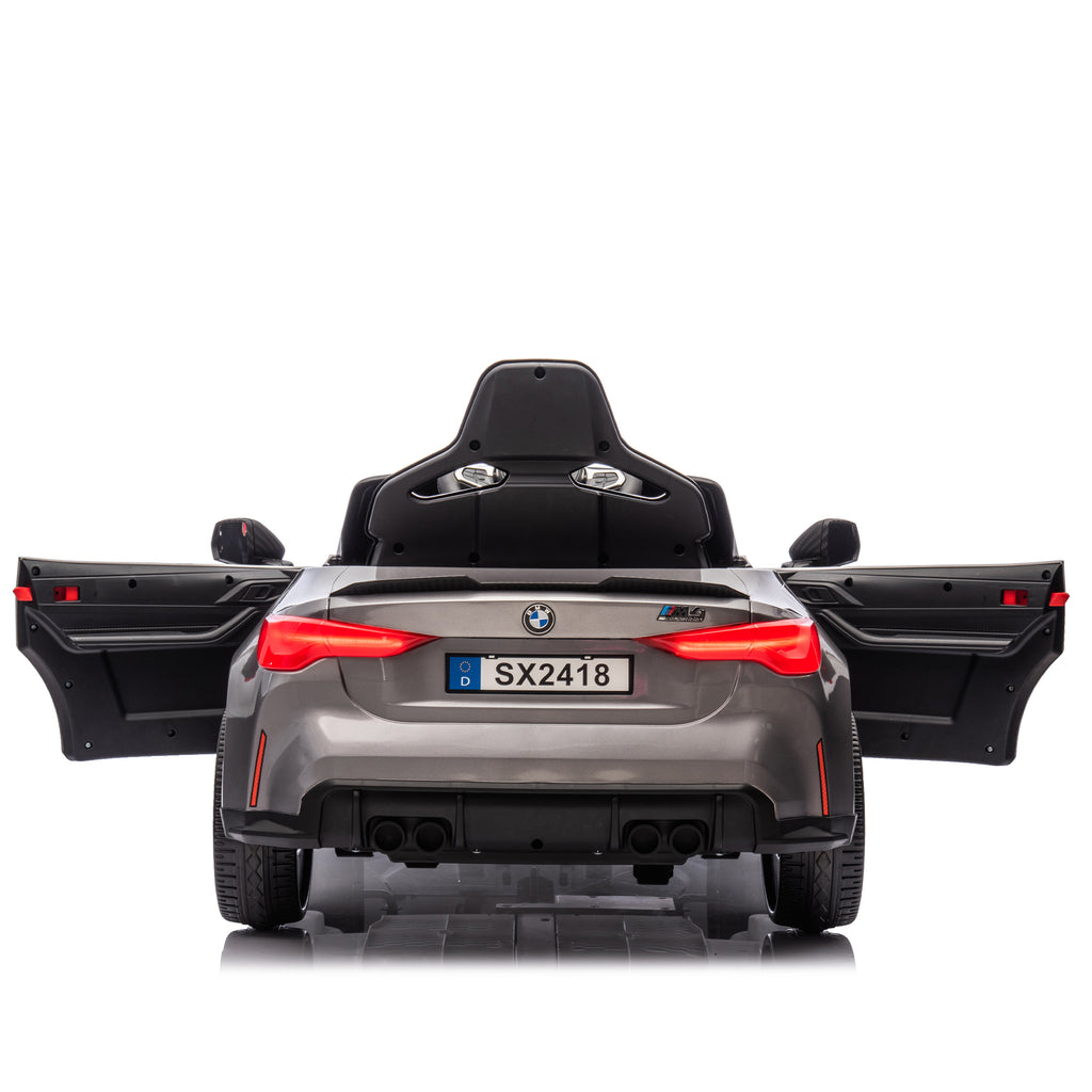 BMW M4 Electric Car for Kids, Battery Powered Ride On Car with Remote Control, Ride On Toy for 3-4 Years Old Kids with USB, MP3. Bluetooth, LED Light